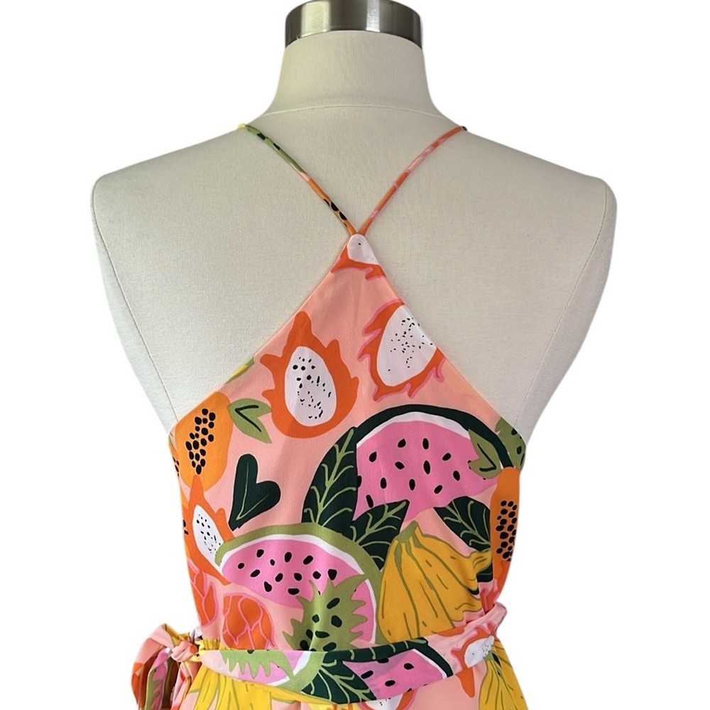 Hutch Yellow and Pink High Low Dress - Picture 8 of 12